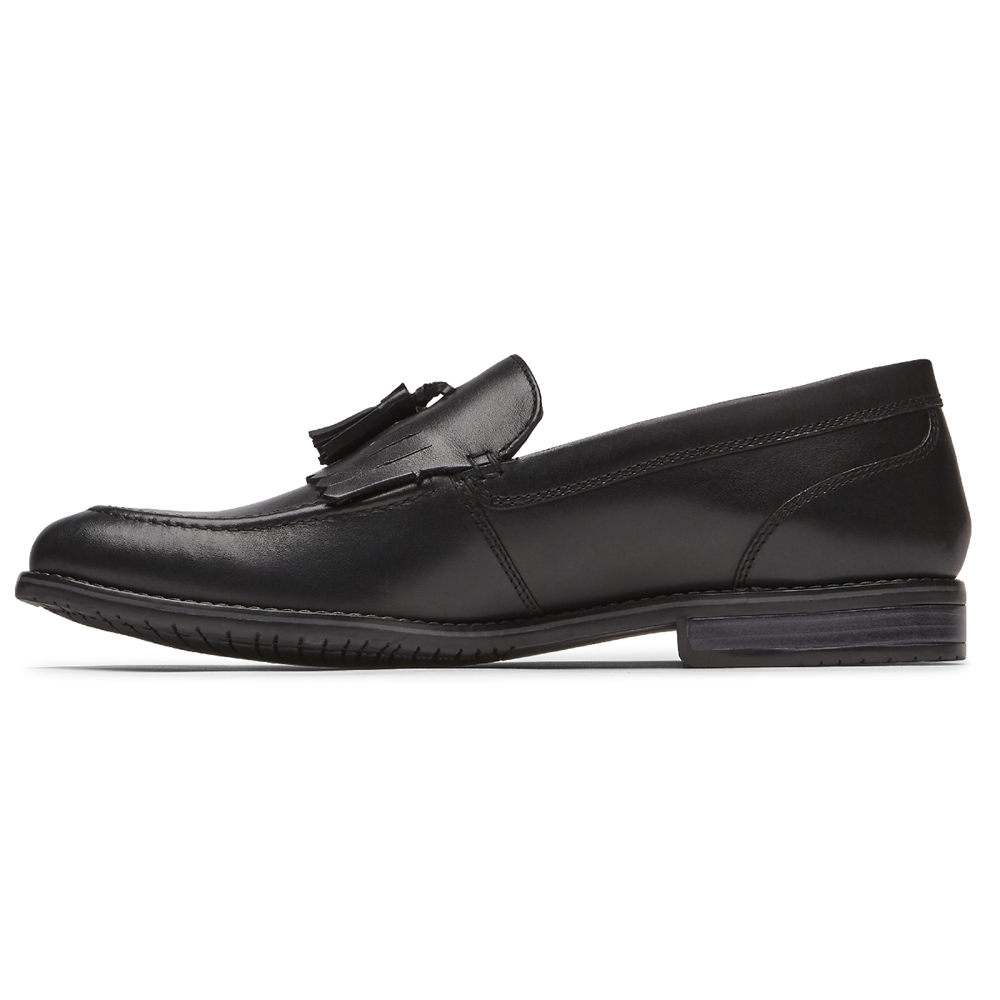 Mocassins Rockport Homem Pretas - Style Purpose 3 Tassel - 71632APYE